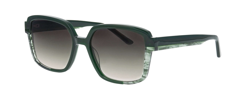 ProDesign SOMMER 2 S Solbrille (Form: Firkantet - Farve: Grøn)