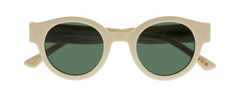 Kilsgaard ACETATE 19 SUN Solbrille (Form: Rund - Farve: Hvid)