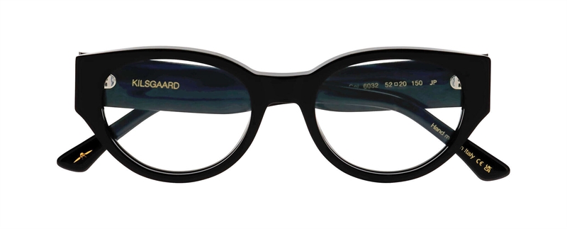 Kilsgaard ACETATE 14 Brillestel (Form: Cat Eye - Farve: Sort)