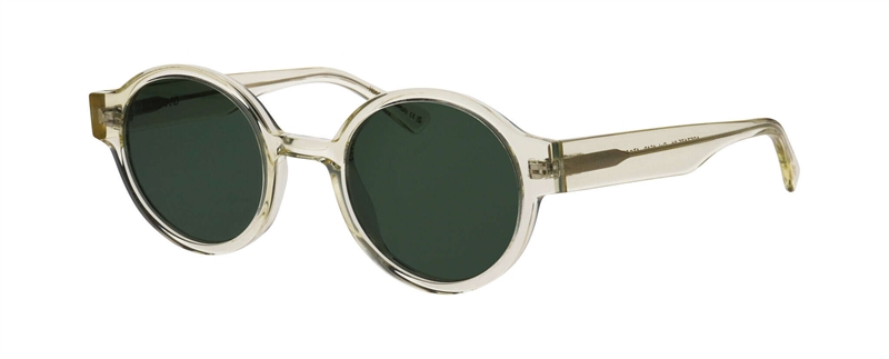 Kilsgaard ACETATE 01 SUN Solbrille (Form: Rund - Farve: Hvid)