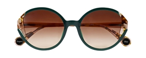 WooW SUPER SKY 1 Solbrille (Form: Oval - Farve: Grøn)