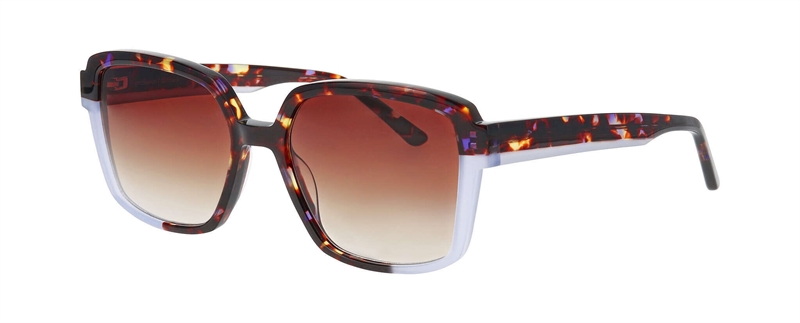 ProDesign SOMMER 2 S Solbrille (Form: Firkantet - Farve: Lilla)