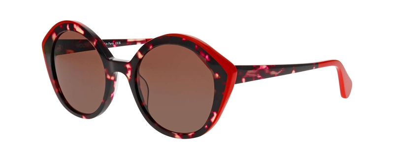 WooW SUPER VISION 1 Solbrille (Form: Rund - Farve: Pink)