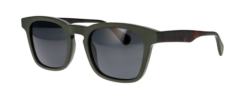 WooW SUPER MEC 2 Solbrille (Form: Firkantet - Farve: Grøn)