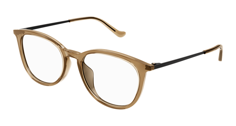 Gucci GG1468OA Brillestel (Form: Rund - Farve: Brun)