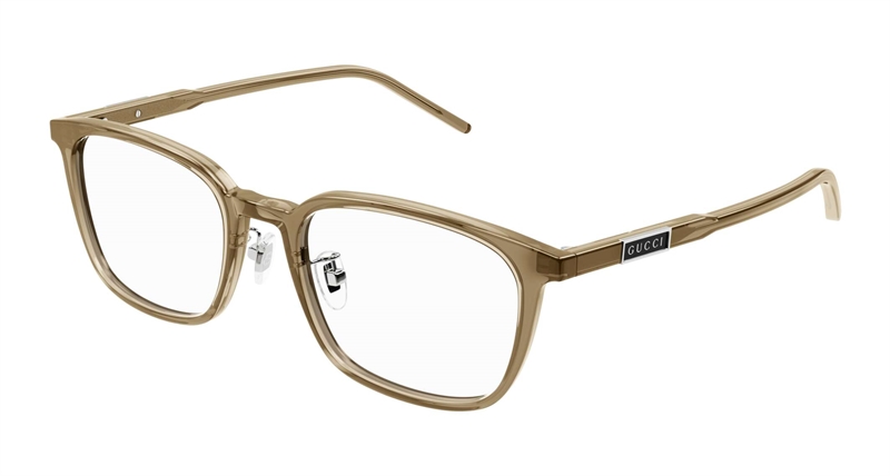 Gucci GG1465OA Brillestel (Form: Firkantet - Farve: Bronze)